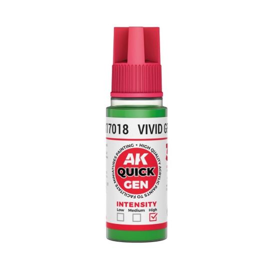 Obrázek AK Interactive: Quick Gen - Vivid Green 18 ml