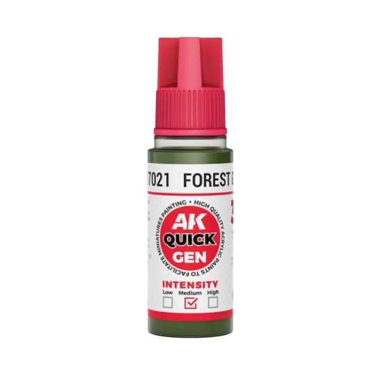 Obrázek AK Interactive: Quick Gen - Forest Green 18 ml