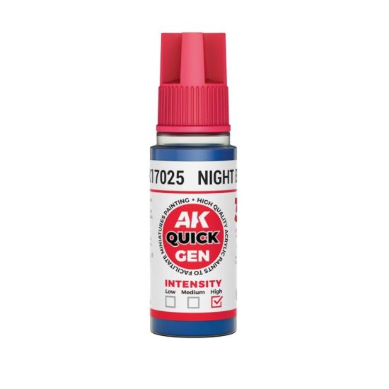 Obrázek AK Interactive: Quick Gen - Night Blue 18 ml