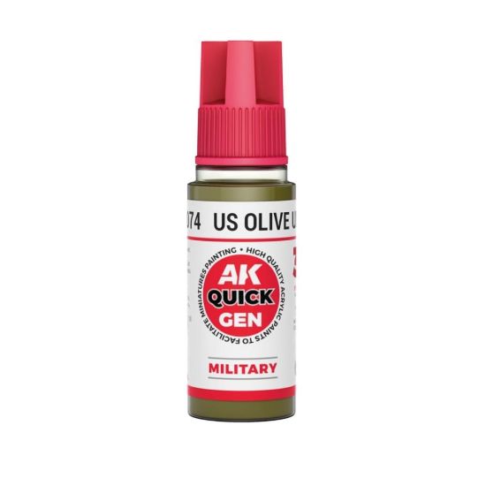 Obrázek AK Interactive: Quick Gen - US Olive Uniform 18 ml