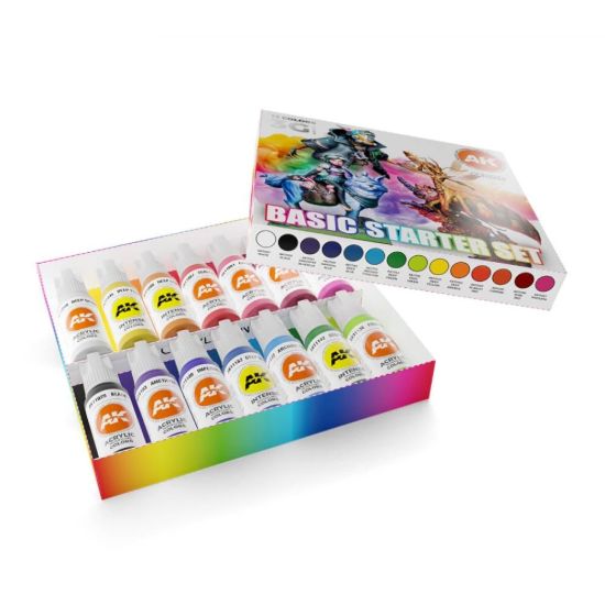 Obrázek AK Interactive - Basic Starter Set (14 barev)
