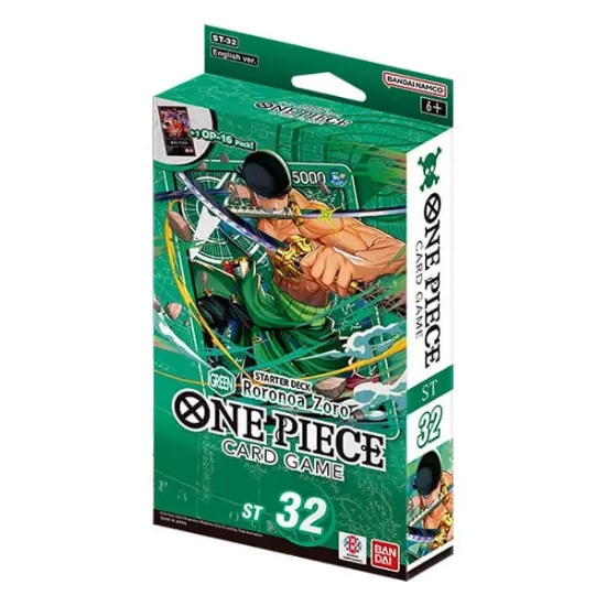 Obrázek One Piece Card Game - Starter Deck GREEN Roronoa Zoro ST-32 - EN