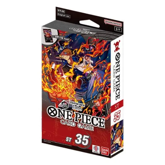 Obrázek One Piece Card Game - Starter Deck RED/BLACK Sabo ST-35 - EN