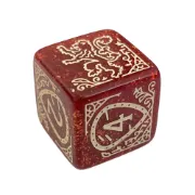 Sada šestistěnných kostek Game of Thrones - Lannister (10 ks)