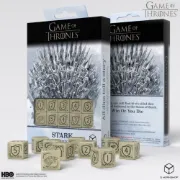 Sada šestistěnných kostek Game of Thrones - Stark (10 ks)